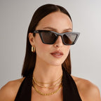 Le Specs VELODROME BLACK in KHAKI MONO