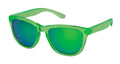Carve Cali Junior - Kids Crystal Lime Frame with Grey with Blue Green Iridium Lens in Single