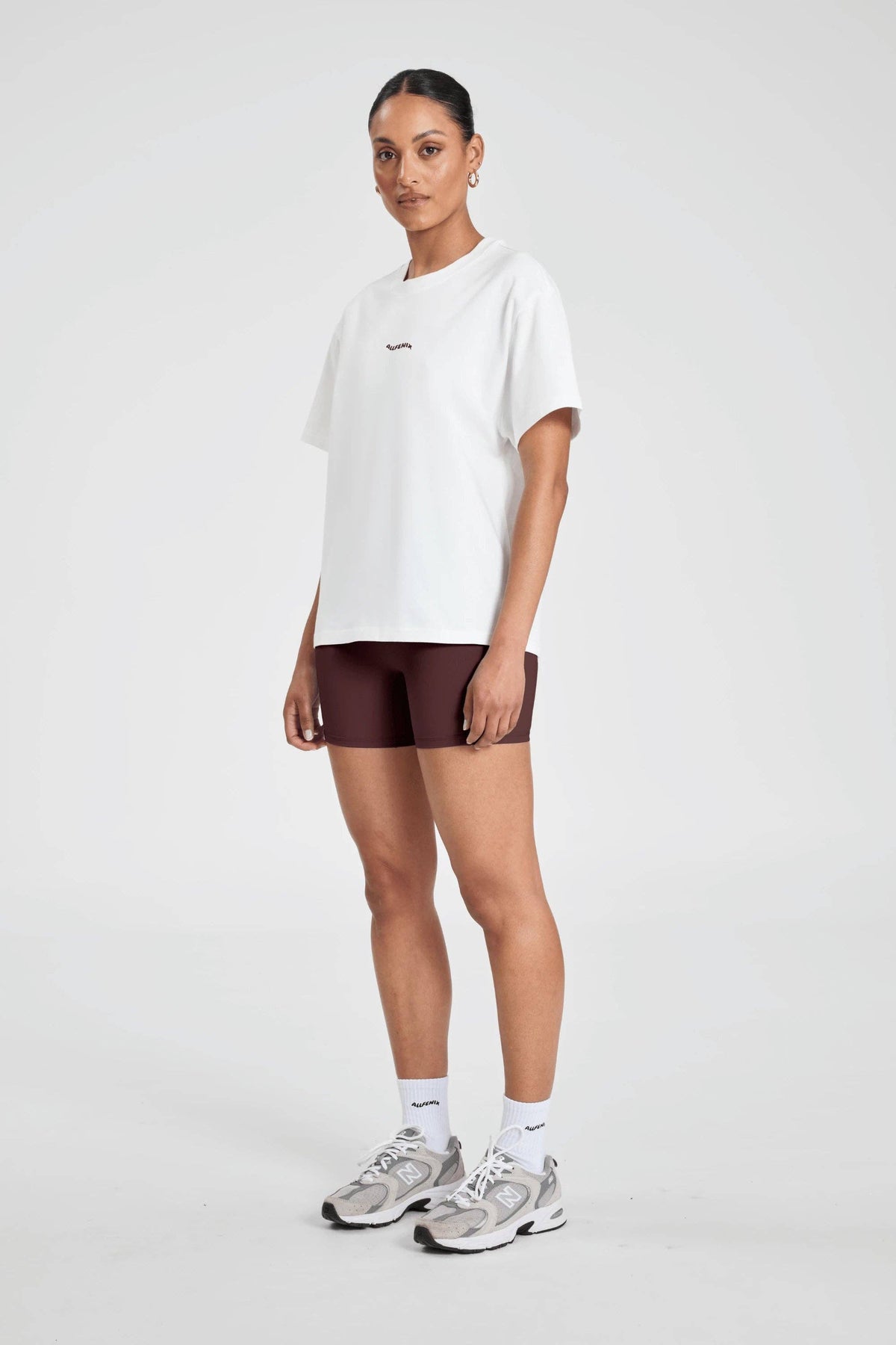 All Fenix Probably At Pilates Tee in Chocolate