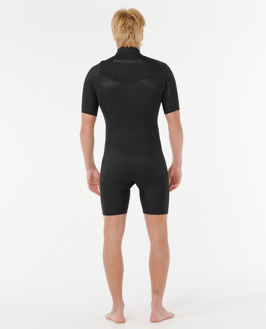 Rip Curl Mens Dawn Patrol 2/2 Chest Zip Springsuit in Black