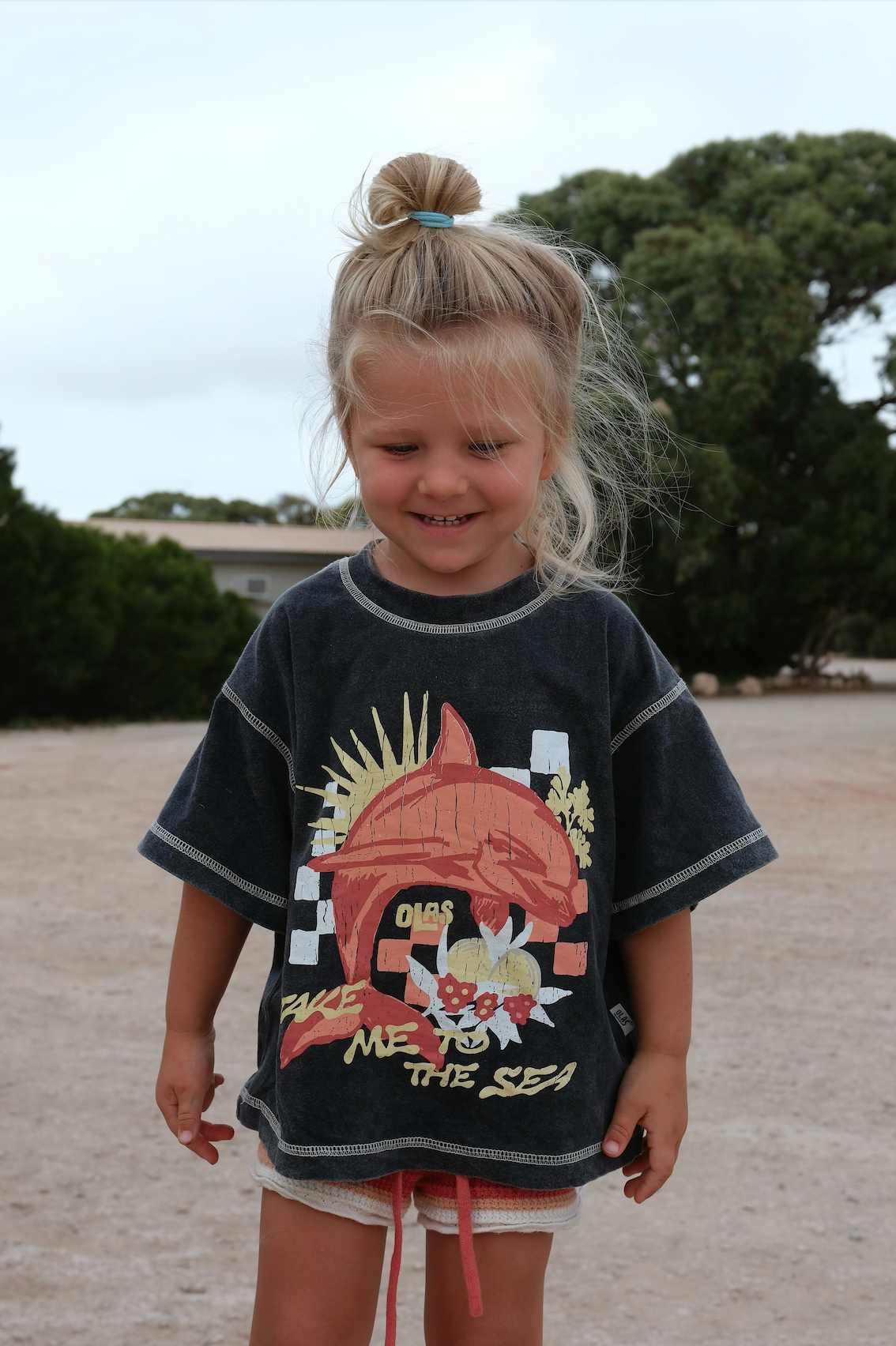 Olas Supply Co SEA CALLING MINI TEE in Single