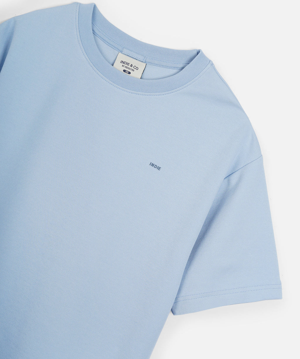 Industrie the indie newport tee - DAY BLUE in DAY BLUE