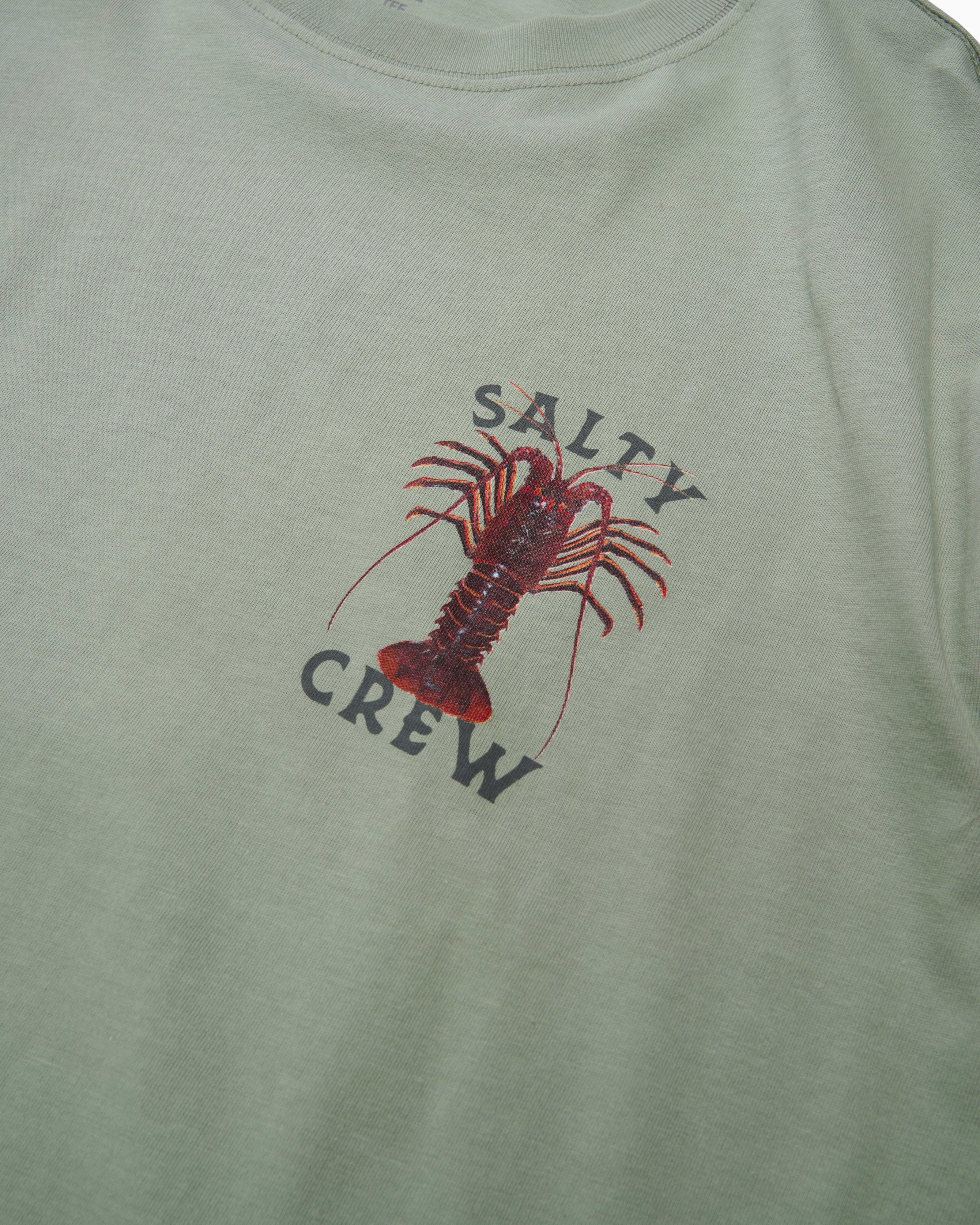Salty Crew ROCK LOBSTER CLASSIC SS TEE in SLATE GREY