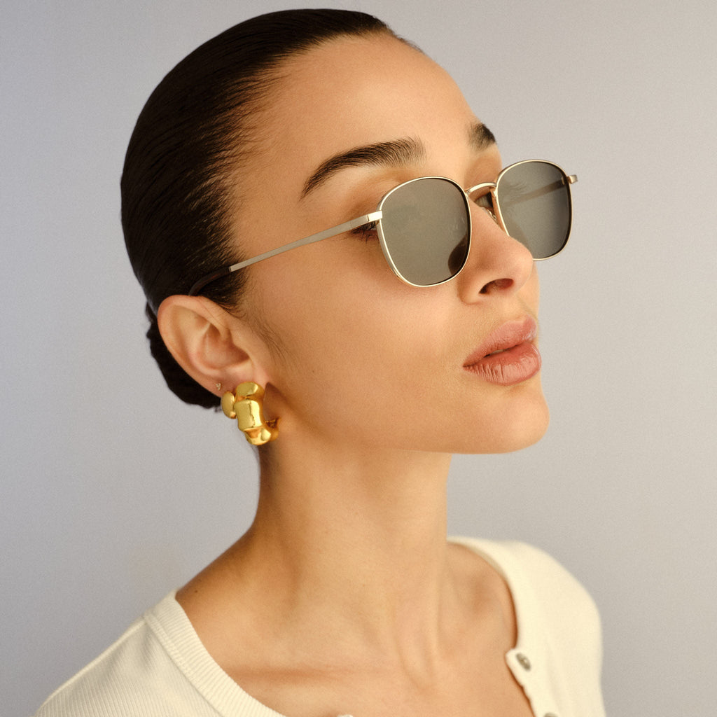 Le Specs NEPTUNE DEUX GOLD in KHAKI MONO POLARIZED