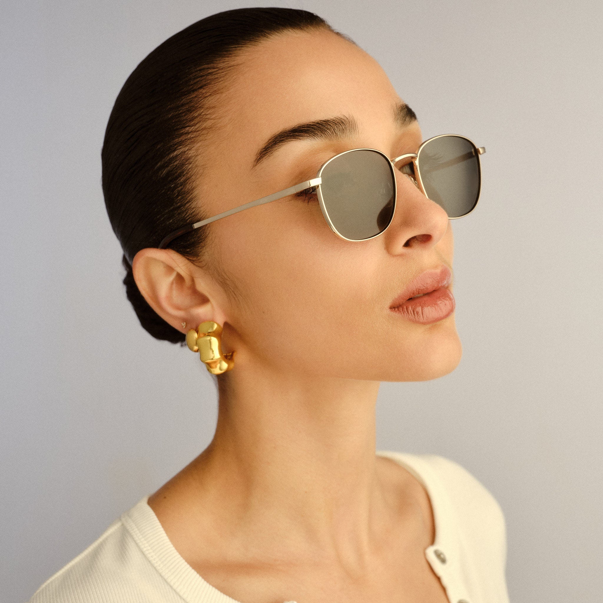 Le Specs NEPTUNE DEUX GOLD in KHAKI MONO POLARIZED