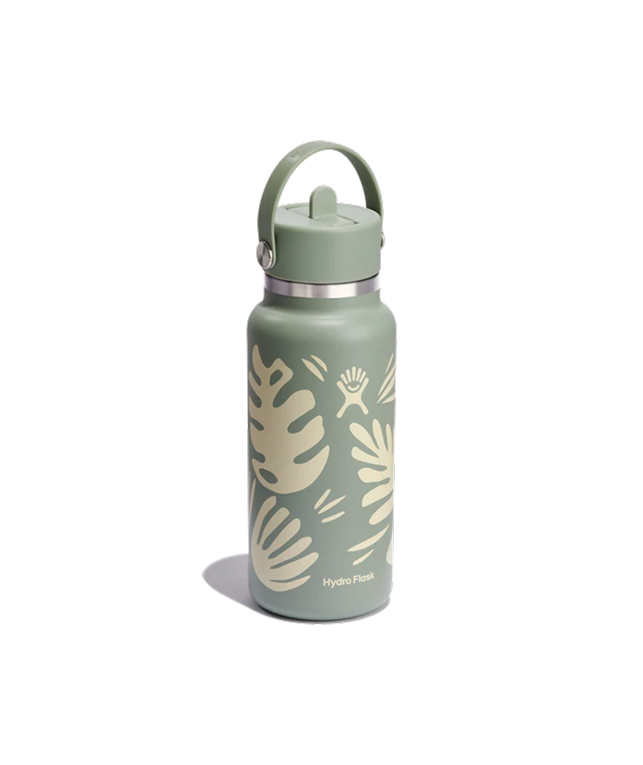 Hydro Flask 32 Oz Wide Flex Straw Cap in Botanical Bliss Agave