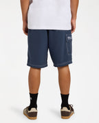 Billabong Mens Throw On 22" Boardshorts in Dusty Indigo