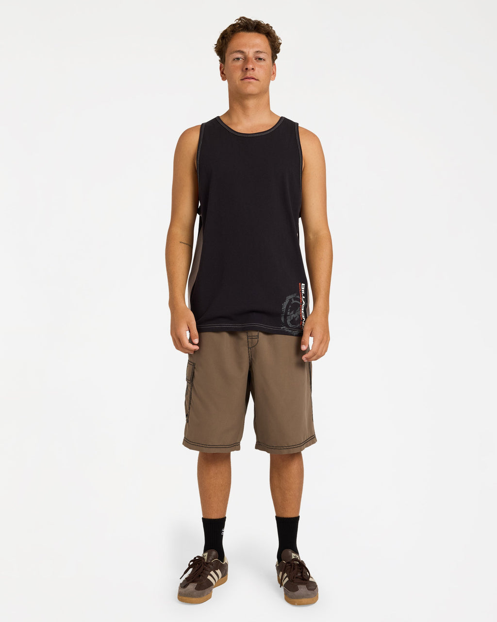 Billabong Mens Throw On 22" Boardshorts in GRAVEL