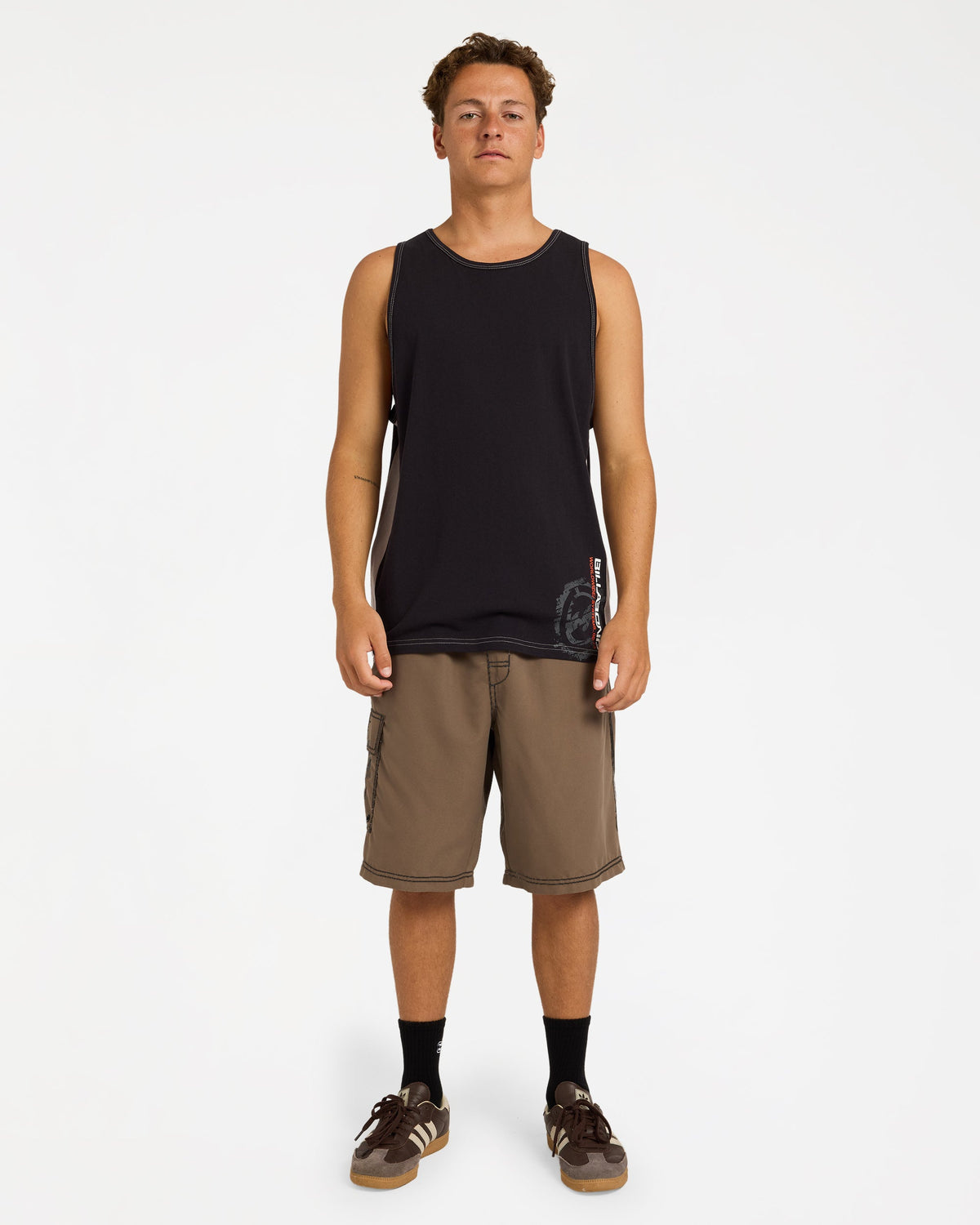 Billabong Mens Throw On 22" Boardshorts in GRAVEL
