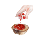 Big Bite Studios Meat Pie Waterproof Sticker — By Big Bite Studios in Single