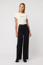 Abrand Jeans 94 Wide Sophie in WASHED BLACK
