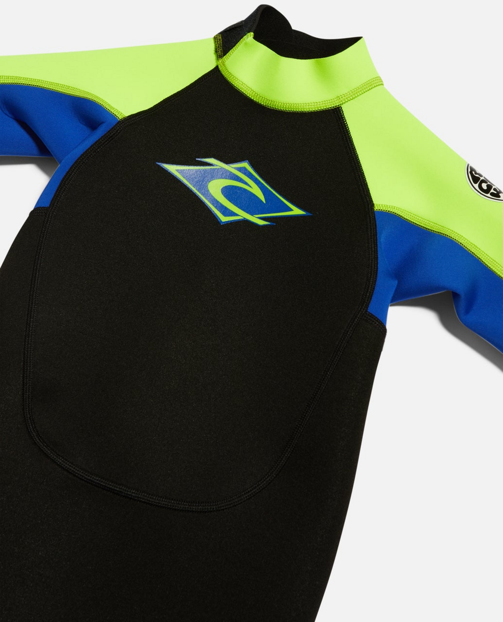 Rip Curl Groms Omega Back Zip Springsuit Wetsuit in Lemon