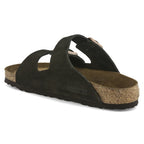 Birkenstock Arizona Sfb Mocca Suede Leather Narrow in Mocca