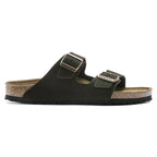 Birkenstock Arizona Sfb Mocca Suede Leather Narrow in Mocca