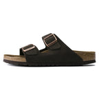 Birkenstock Arizona Sfb Mocca Suede Leather Narrow in Mocca