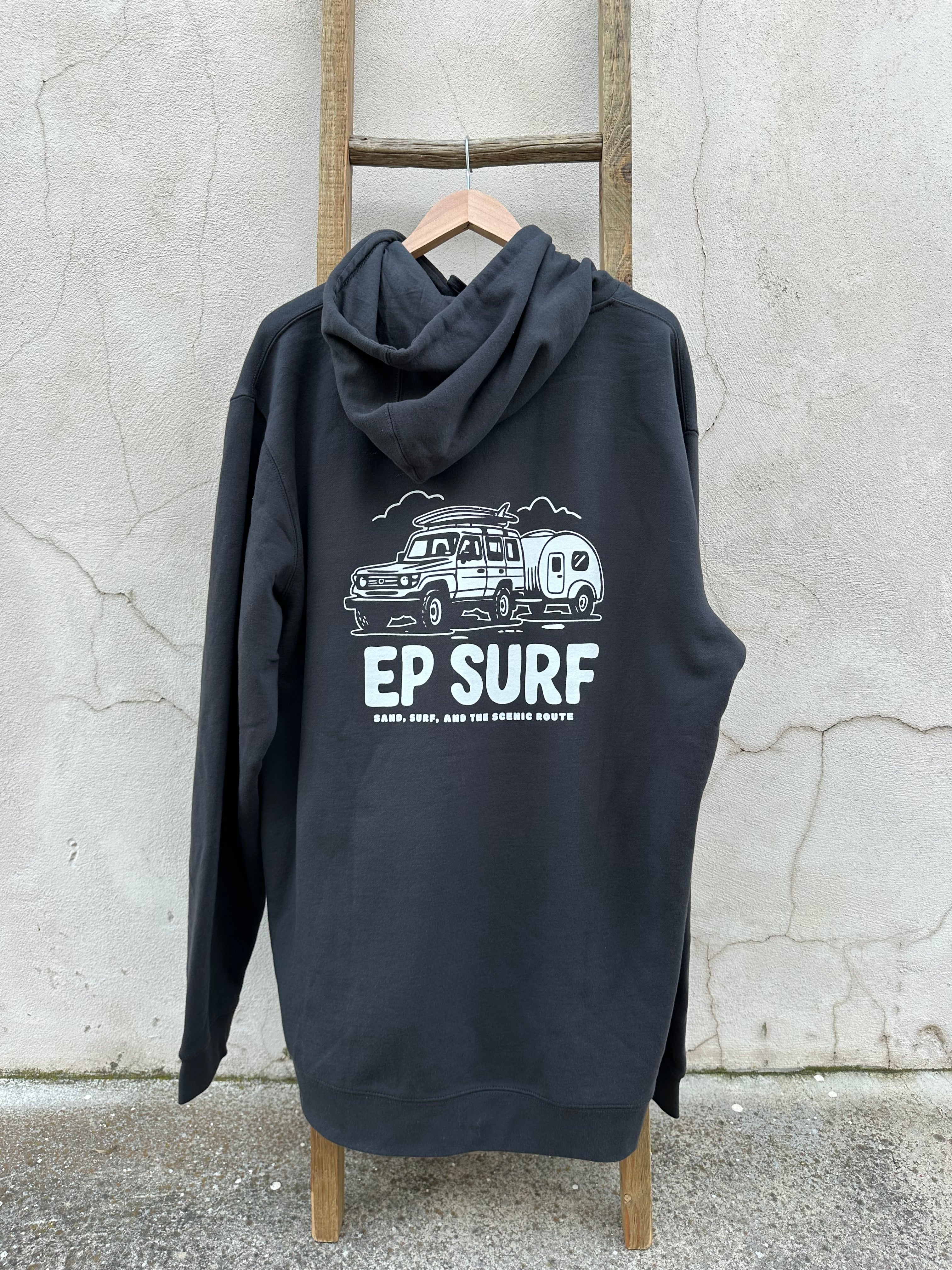 EP SURF Unisex Troopy Hoody (4XL & 5XL Only) - Coal