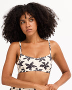 Billabong Womens Dusk To Dawn Lila D/DD Bralette Bikini Top in Salt Crystal