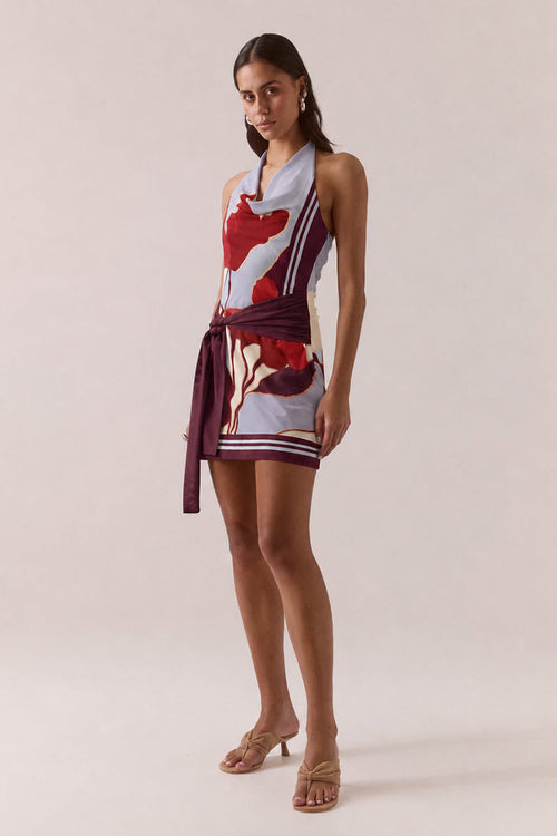 Sovere KALEA MINI DRESS - BLUE BLOOM in Blue Bloom