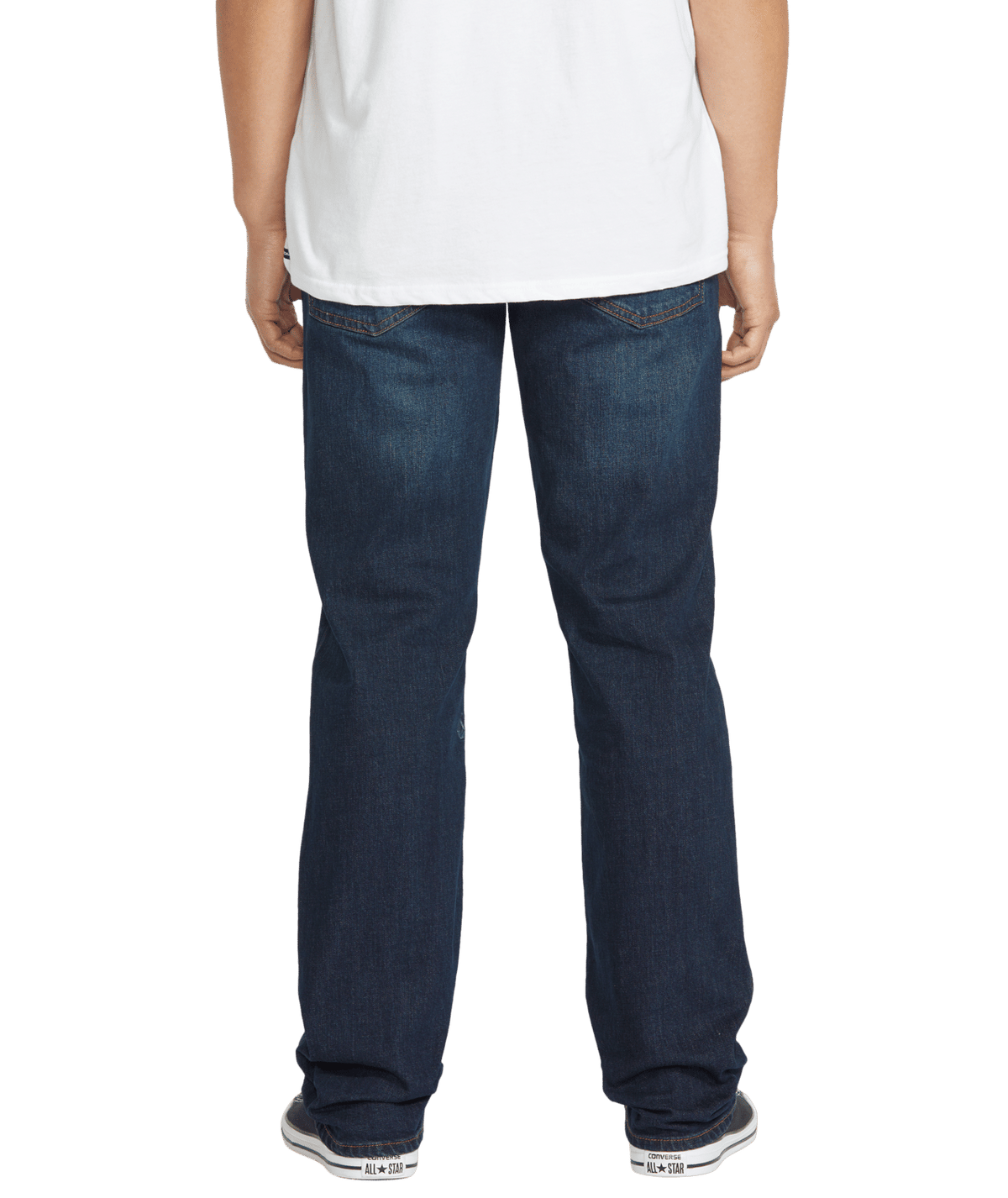 Volcom Mens Solver Straight Fit Jeans in NEW VINTAGE BLUE