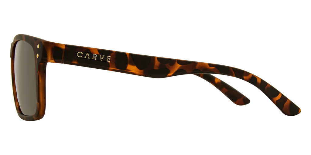 Carve Goblin - Polarized Matte Tort Frame Sunglasses in Single