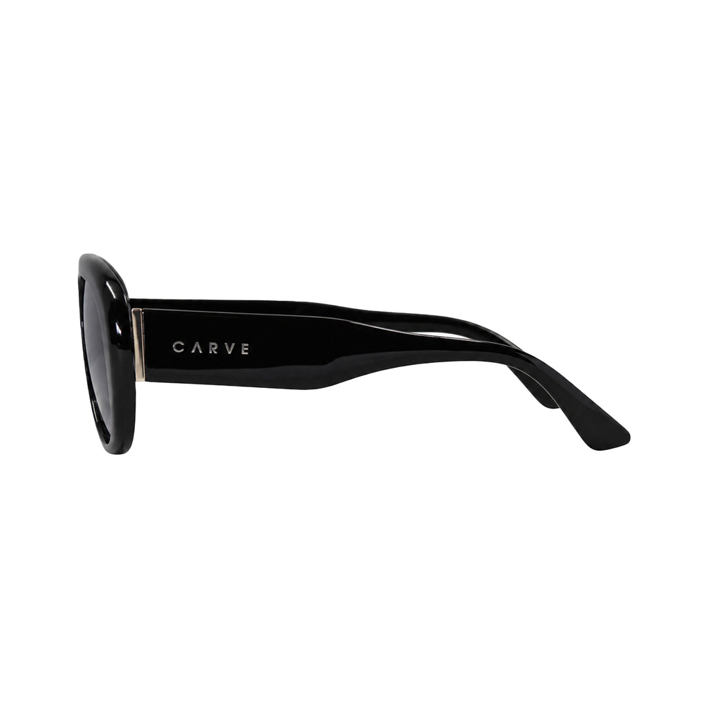Carve PALOMA - GLOSS BLACK FRAME WITH GREY LENS in Single