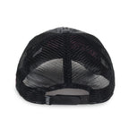 Von Dutch Distressed Trucker Hat Black Pink in Black-Pink
