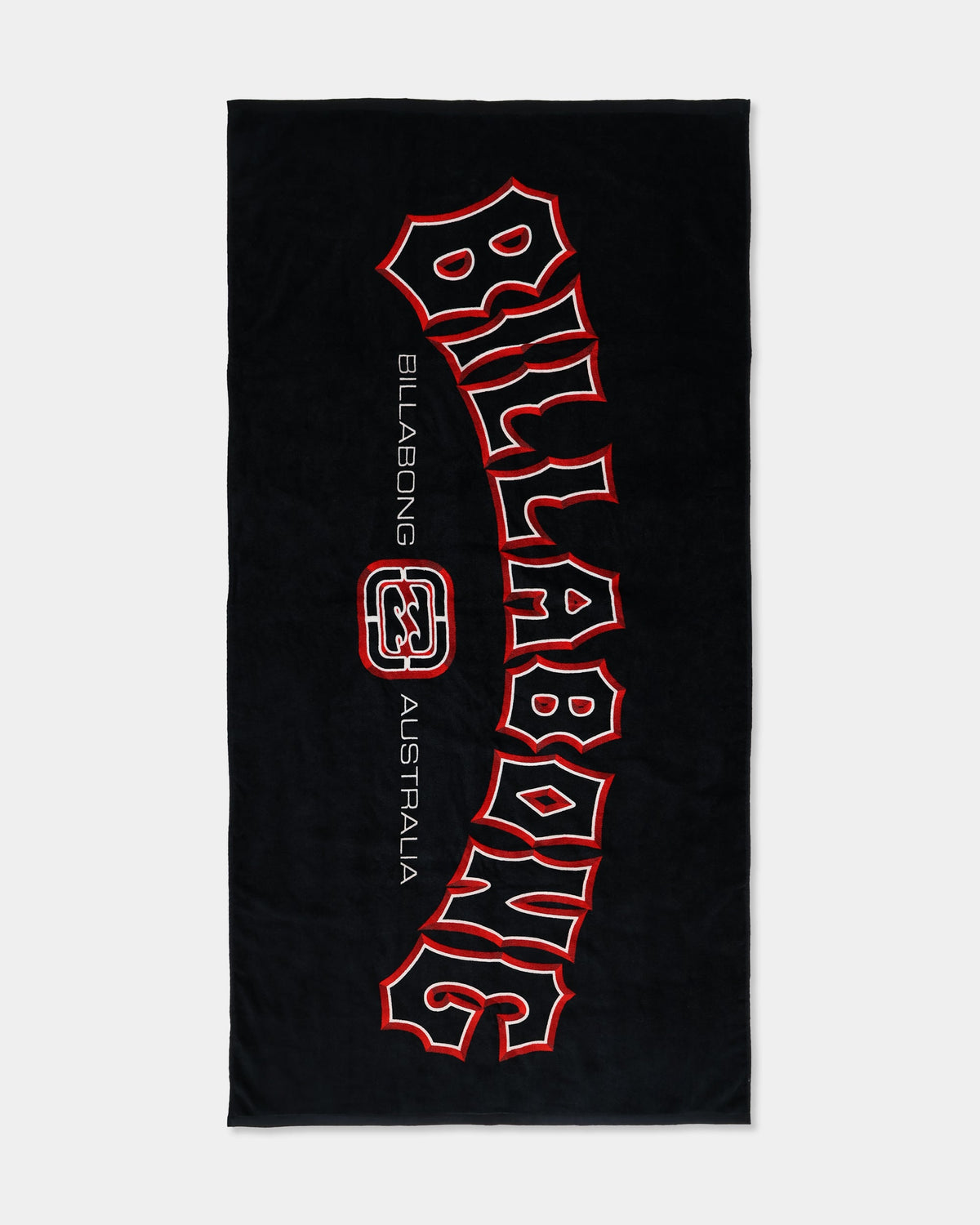 Billabong Mens Heritage Arch Towel in BLACK
