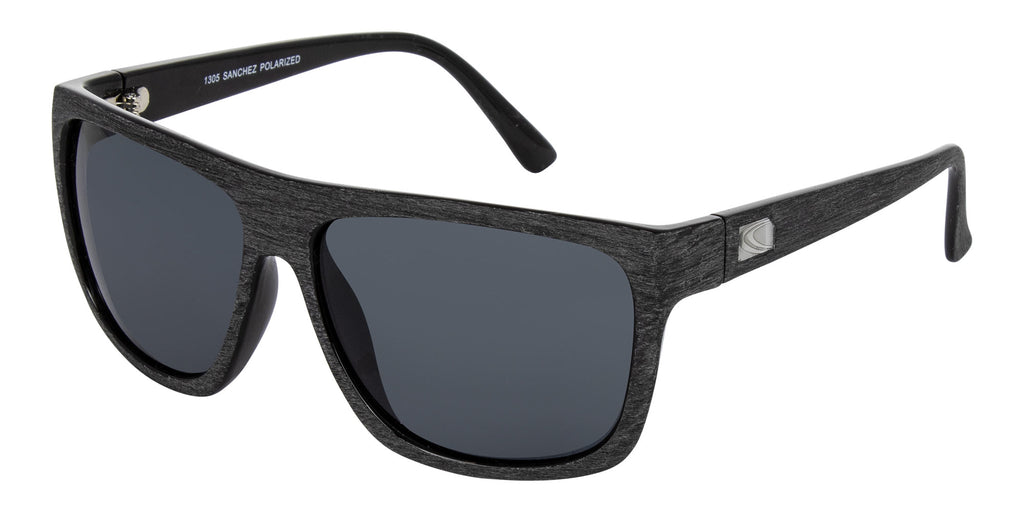 Carve Sanchez - Polarized Black Streak Frame Sunglasses in Single