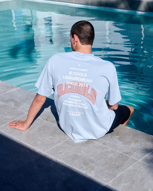 B. Cools stamp t-shirt blue in Single