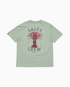 Salty Crew ROCK LOBSTER CLASSIC SS TEE in SLATE GREY