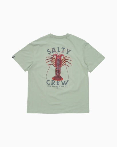 Salty Crew ROCK LOBSTER CLASSIC SS TEE in SLATE GREY