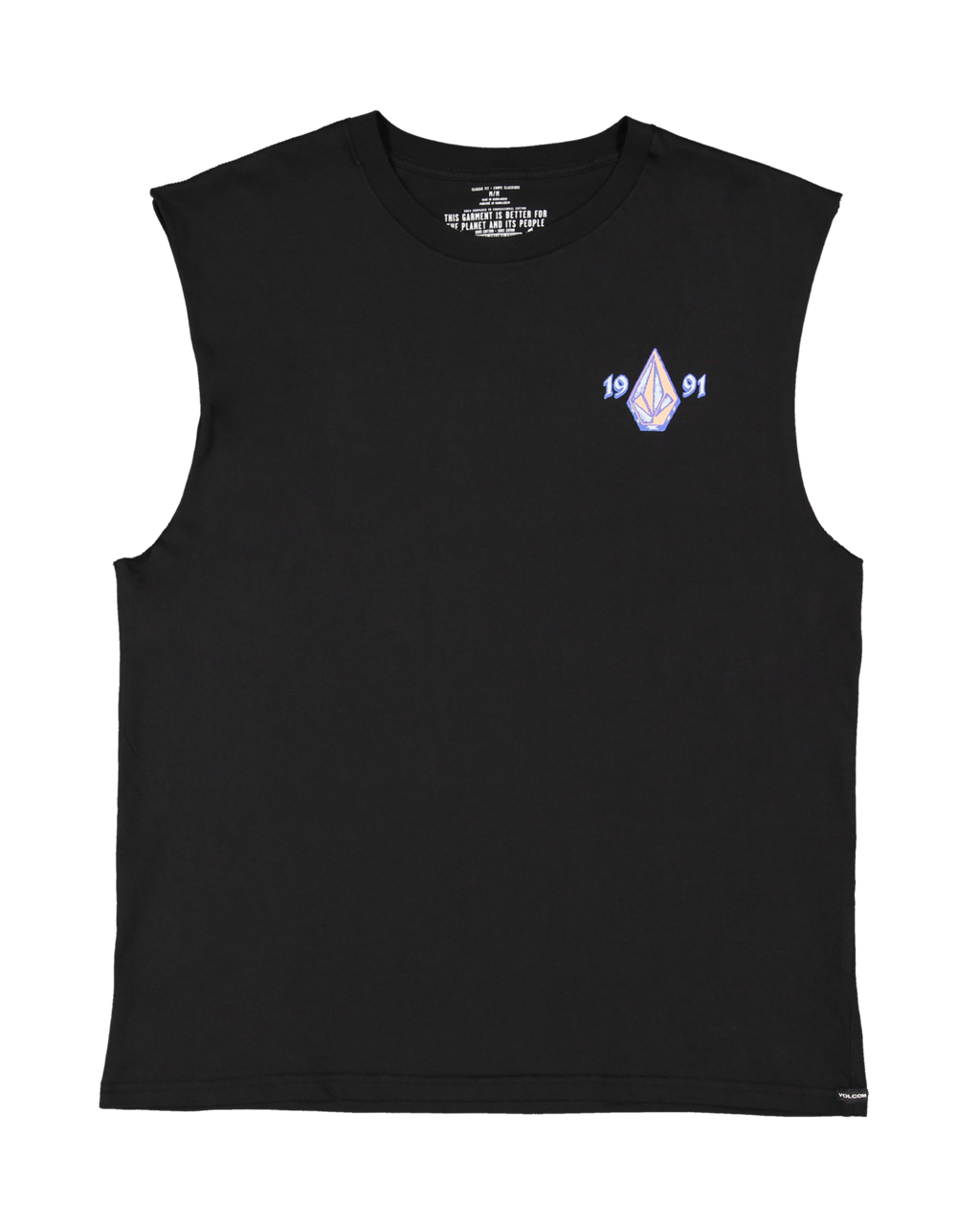 Volcom Counter Top Muscle in BLACK