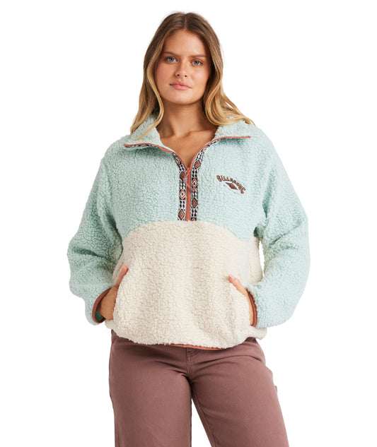 Billabong Horizon Mock Neck Colorblock