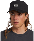 Billabong Crossfire Snapback in BLACK SLUB