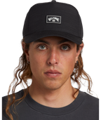 Billabong Crossfire Snapback in BLACK SLUB