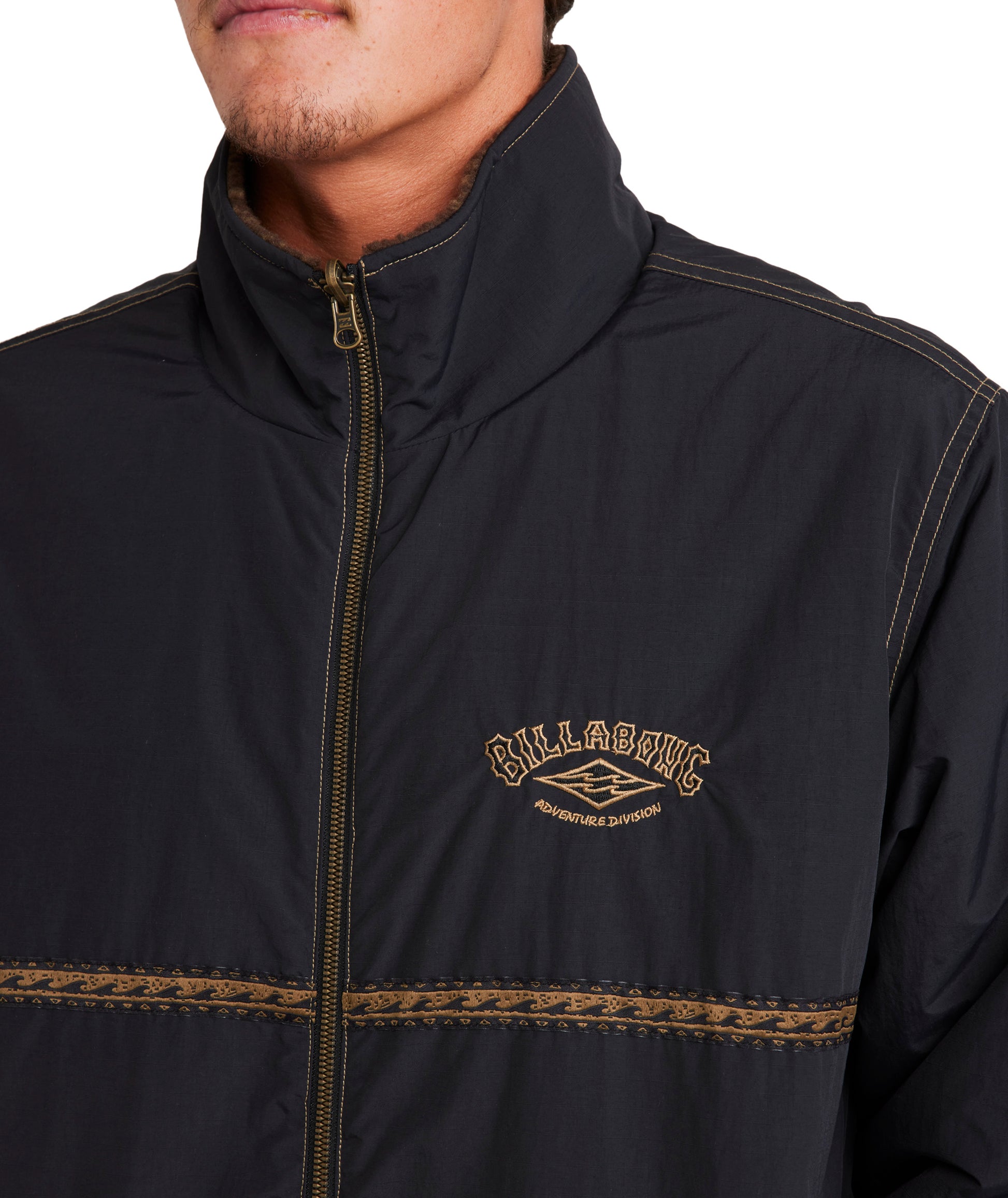 Billabong Gnaraloo Reversible Jacket in STEALTH