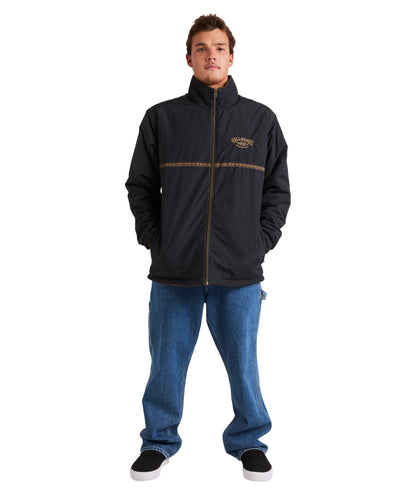 Billabong Gnaraloo Reversible Jacket in STEALTH