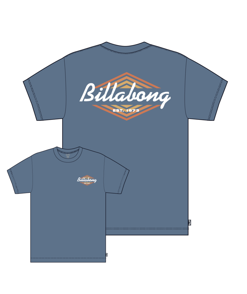 Billabong Walled Regular Ss in Carolina Blue