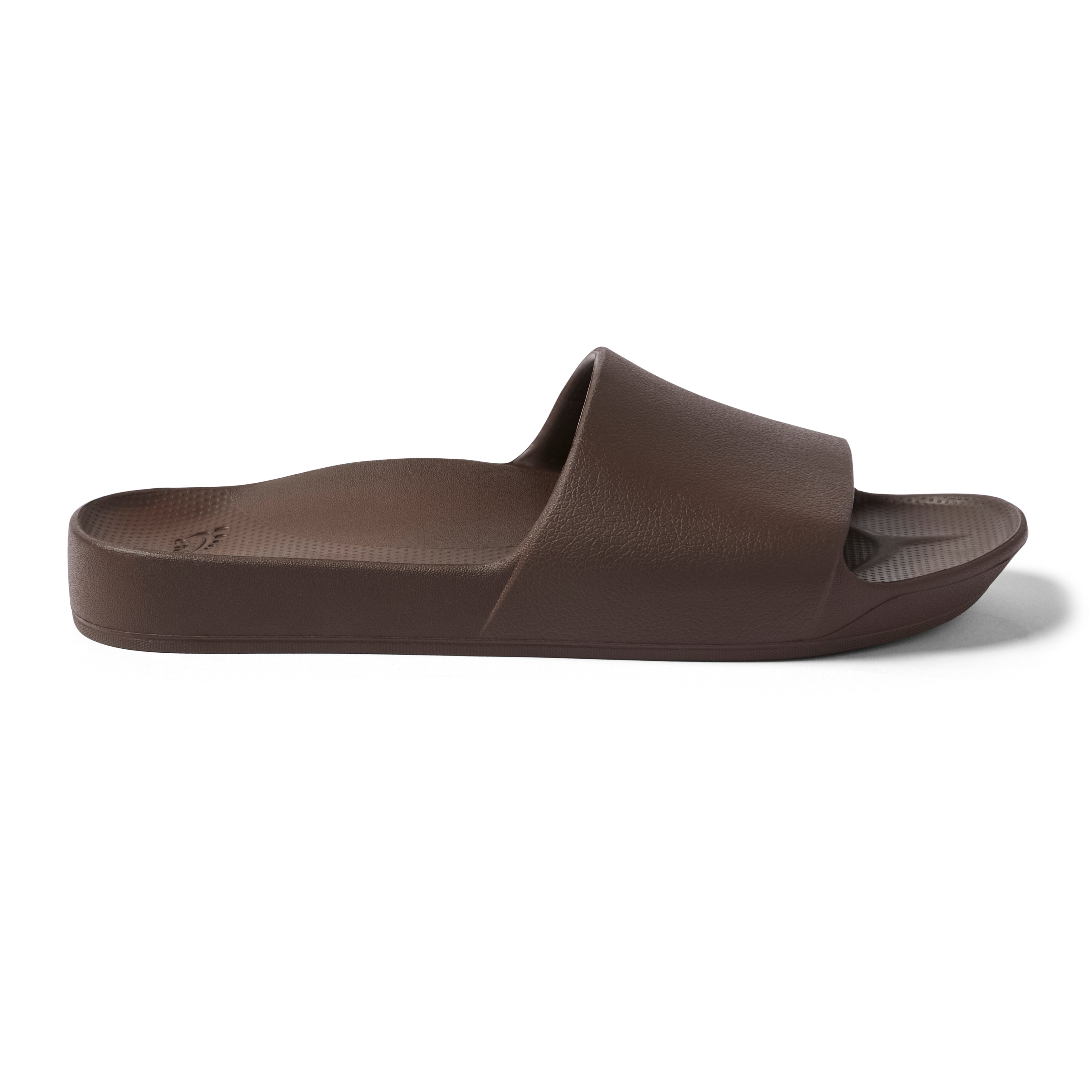 Archies Footwear Arch Support Slides - Classic - Brown in Single