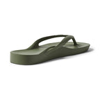 Archies Footwear Arch Support Thongs - Classic - Olive in Single