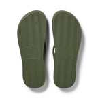 Archies Footwear Arch Support Thongs - Classic - Olive in Single