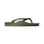 Archies Footwear Arch Support Thongs - Classic - Olive in Single