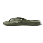 Archies Footwear Arch Support Thongs - Classic - Olive in Single