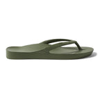 Archies Footwear Arch Support Thongs - Classic - Olive in Single