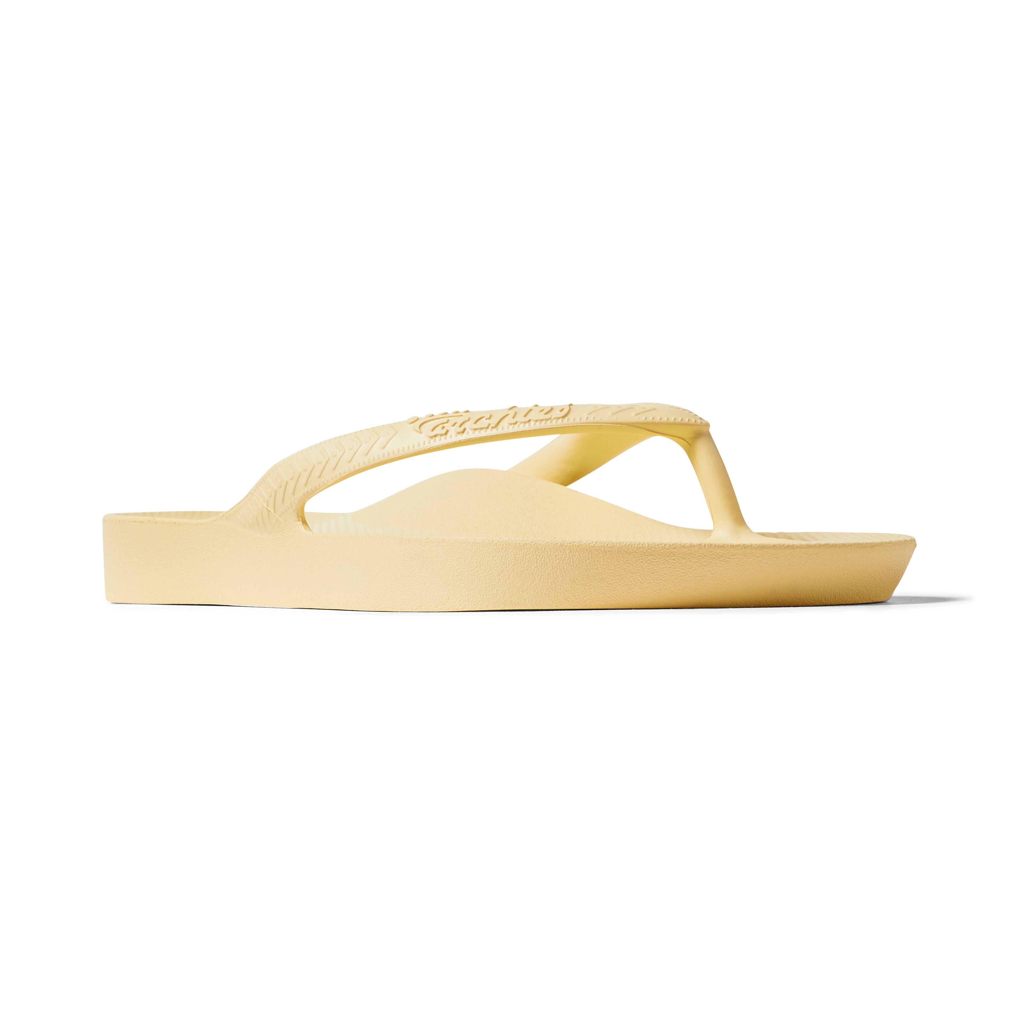 Archies Footwear Arch Support Thongs - Classic - Lemon in Single