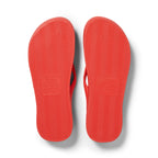 Archies Footwear Arch Support Thongs - Classic - Coral in Single
