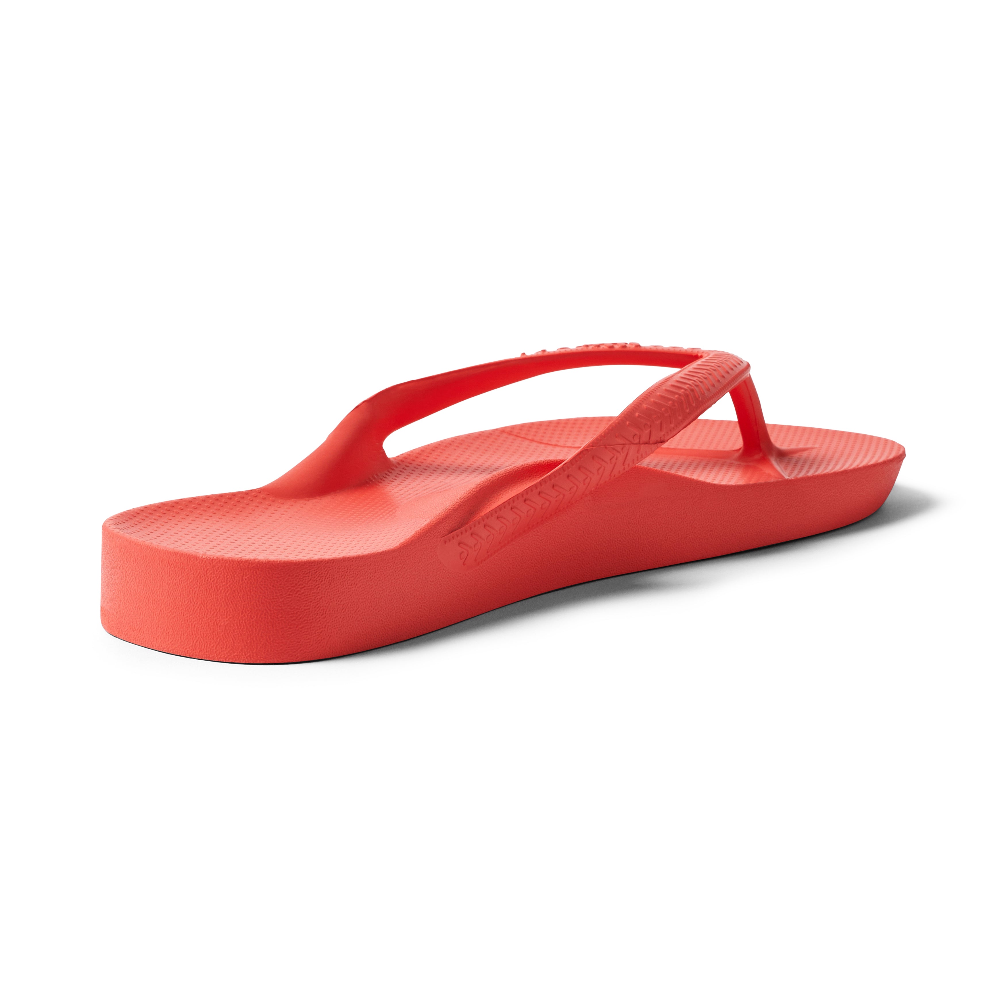 Archies Footwear Arch Support Thongs - Classic - Coral in Single