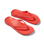 Archies Footwear Arch Support Thongs - Classic - Coral in Single