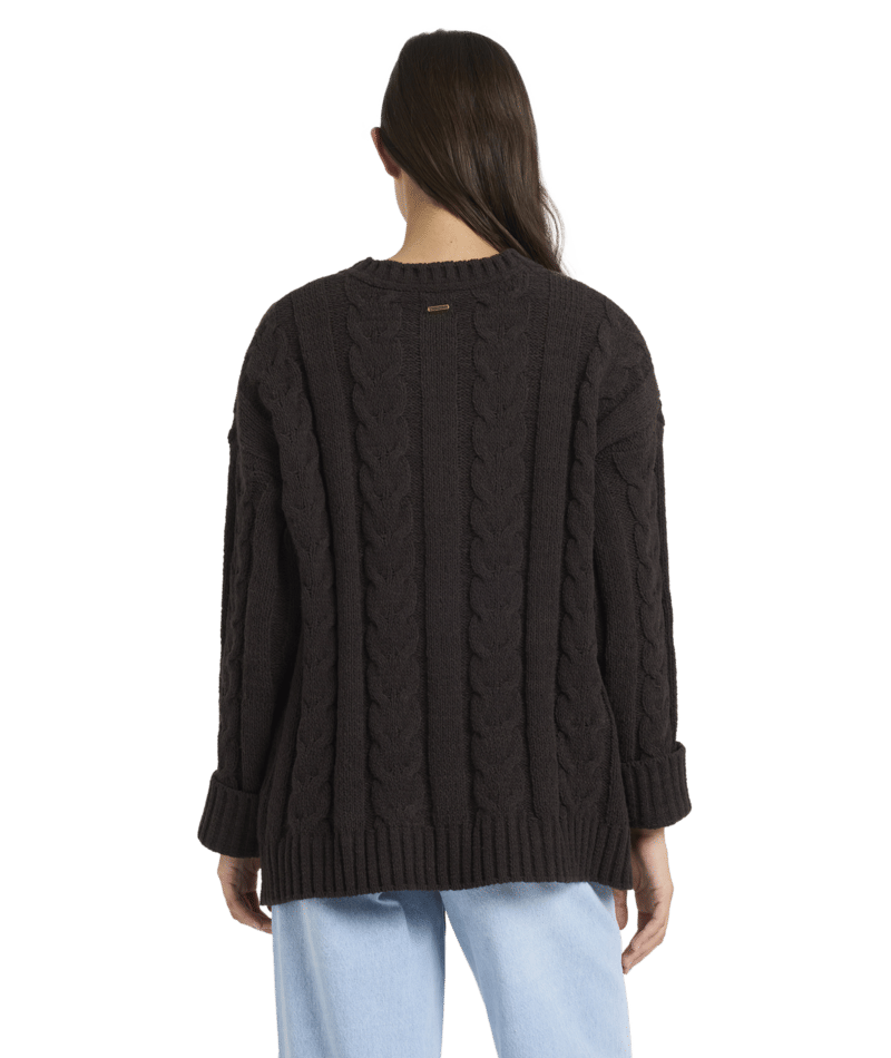 Volcom Cable Cove Swea in Vintage Black