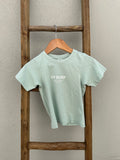 EP SURF Kids Signs Tee - Mint/White